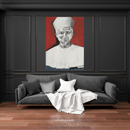 Canvas Print of "Beacon", a Pope Leo XIV Painting