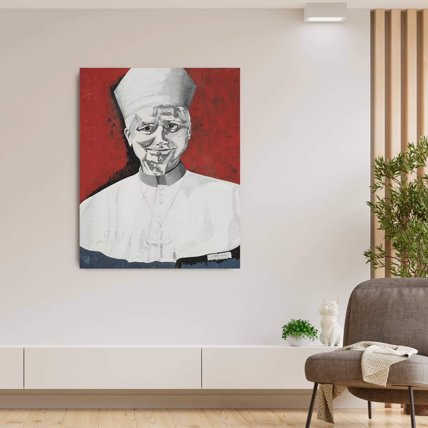 Canvas Print of "Beacon", a Pope Leo XIV Painting