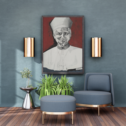 Canvas Print of "Beacon", a Pope Leo XIV Painting