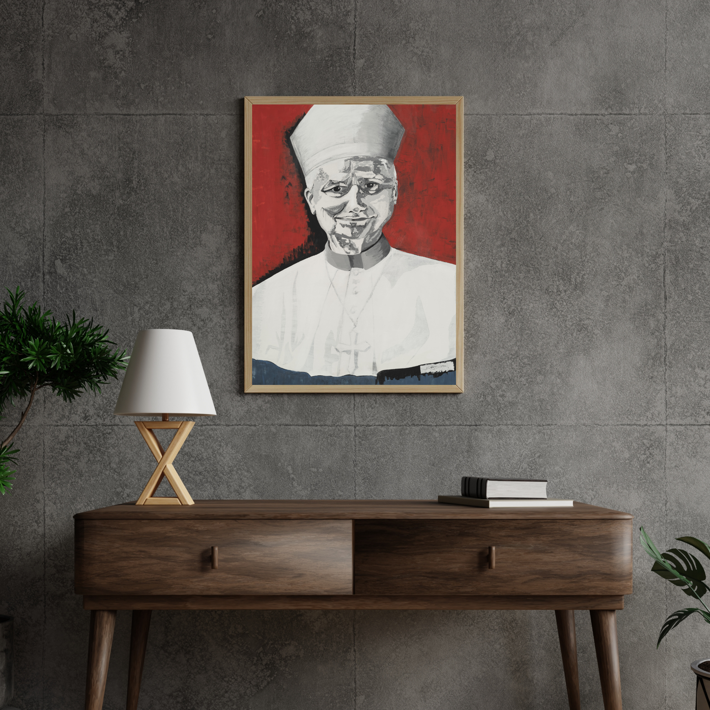 Canvas Print of "Beacon", a Pope Leo XIV Painting