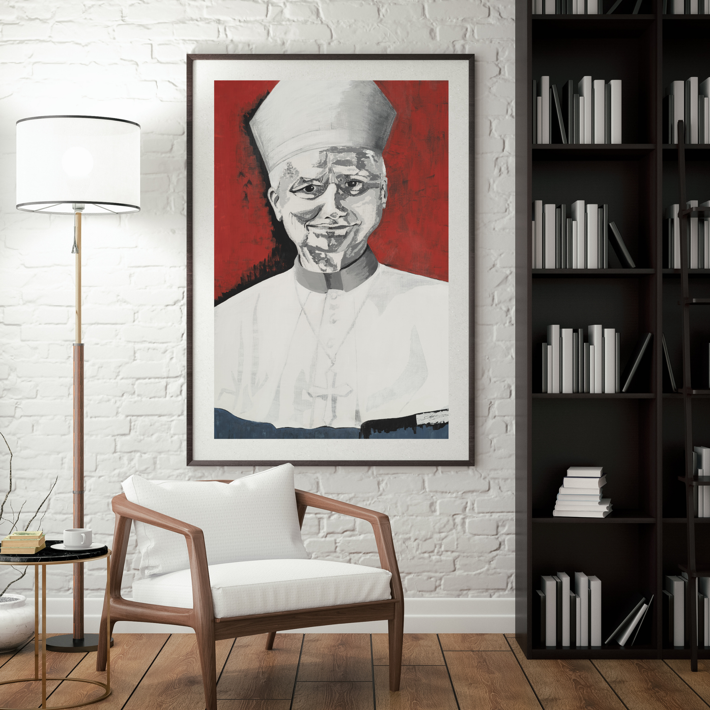 Canvas Print of "Beacon", a Pope Leo XIV Painting