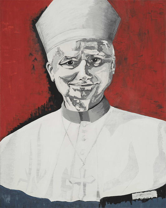 8 x 10" POSTER Print of "Beacon", a Pope Leo XIV Painting