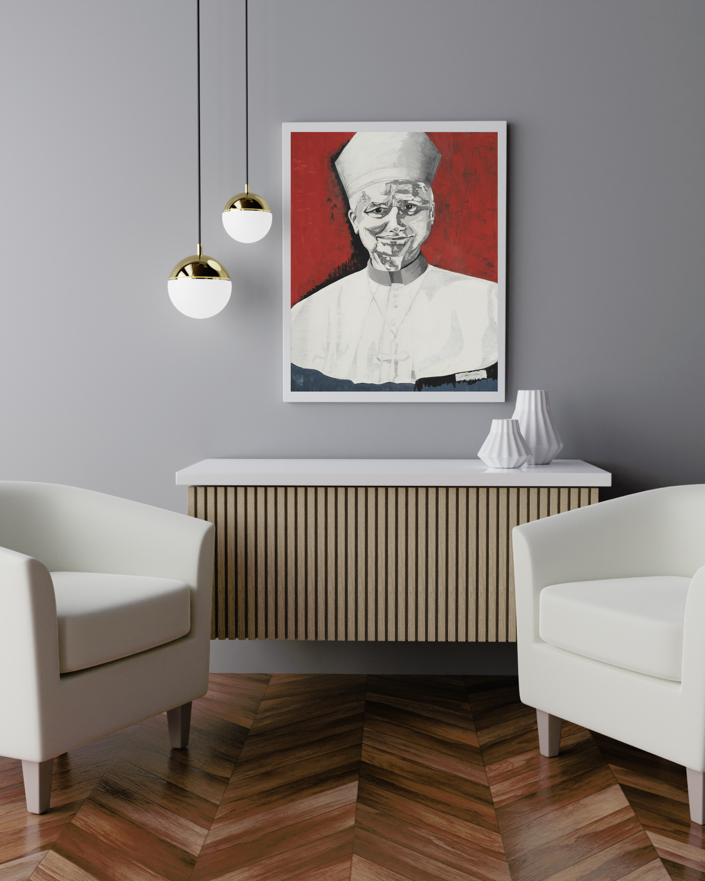 Canvas Print of "Beacon", a Pope Leo XIV Painting